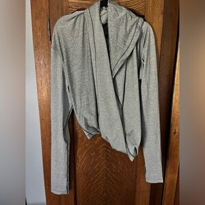 Zyia haze yoga wrap top large